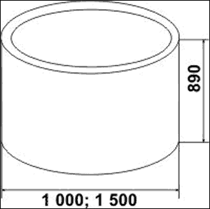 Железобетонные кольца колодцев ГОСТ 8020-90